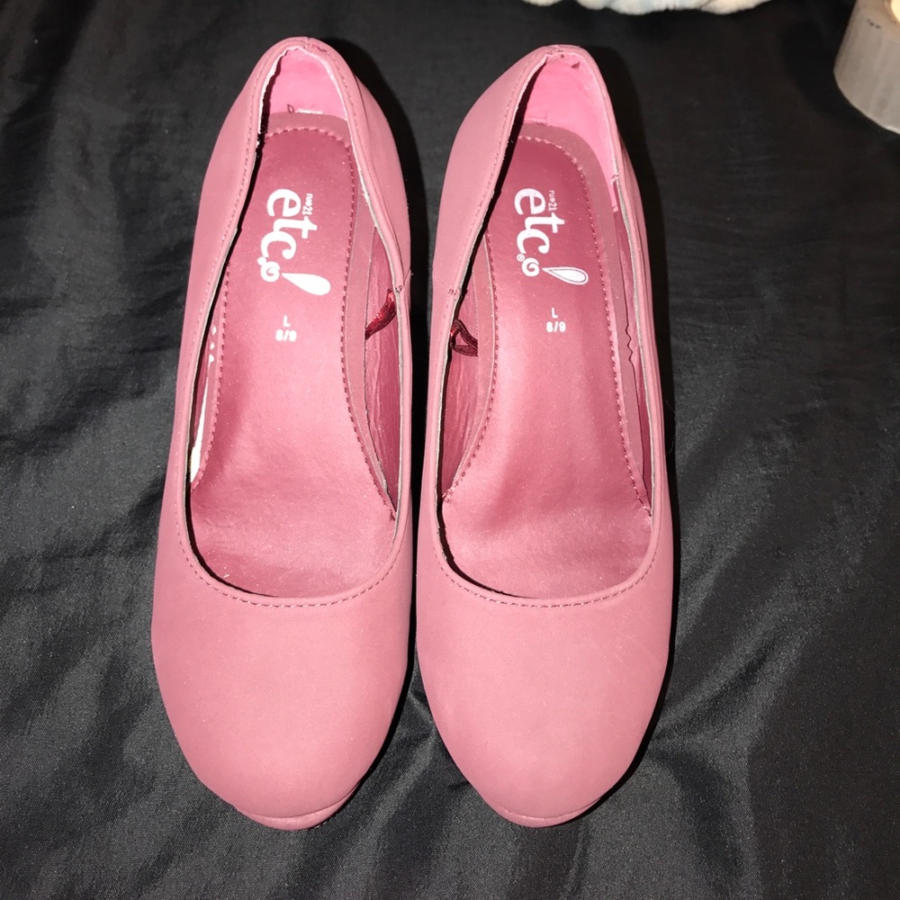 Never worn wedges!
