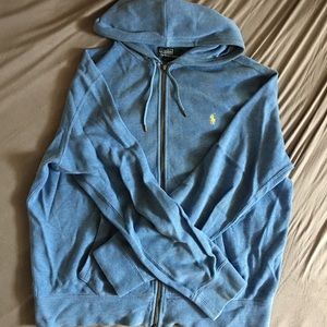 Blue Polo Hoodie