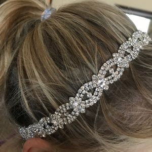 Rhinestone headband/sash