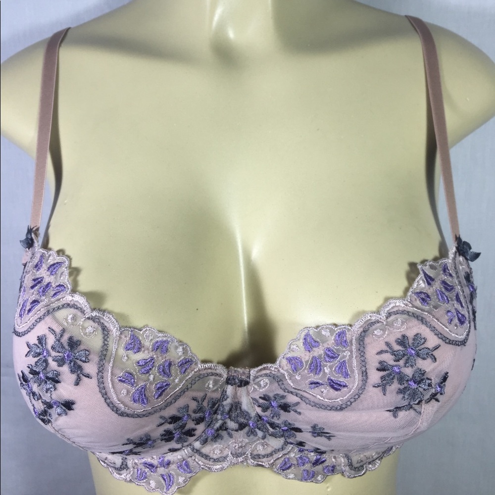 Enamor Lined Bra 38 B Nude & Floral Print