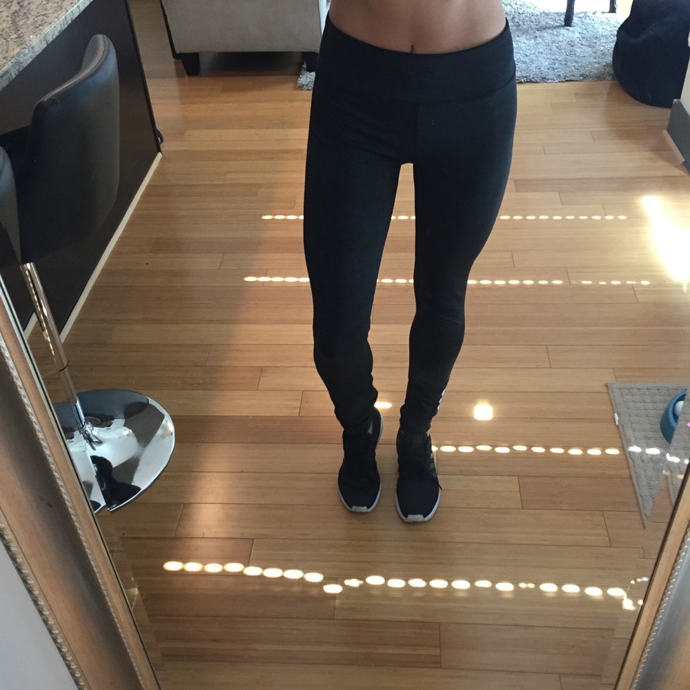 Heather Gray Full Length Workout Leggings