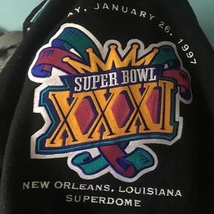 Vintage reebok Super Bowl 31 varsity jacket