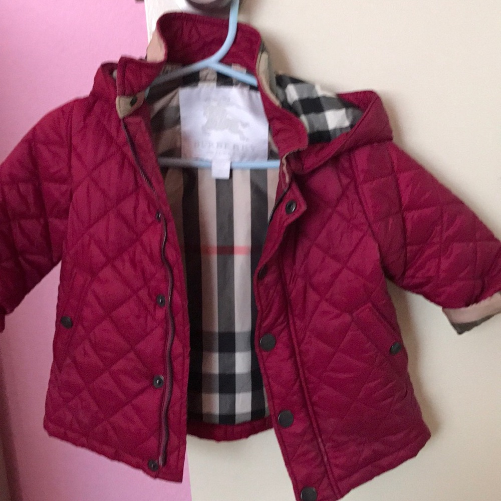 Burberry baby rain jacket