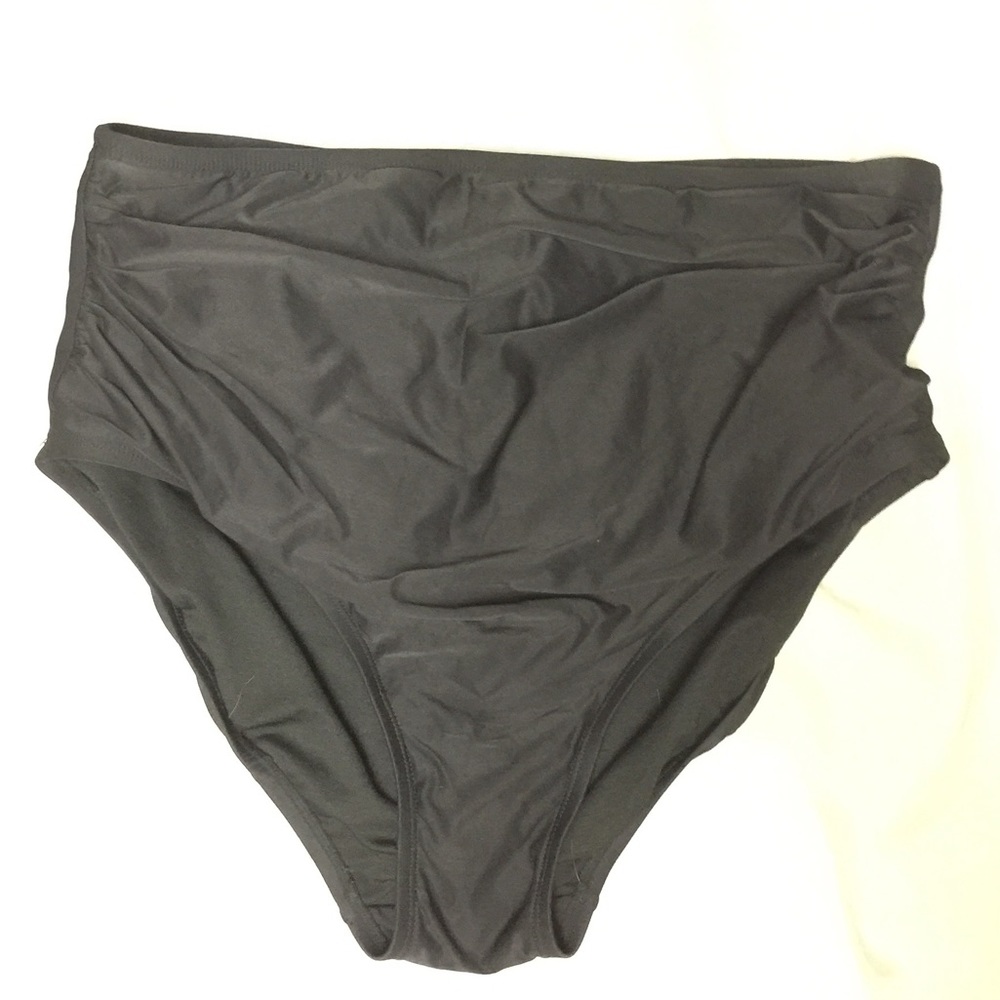 High waisted swim bottoms