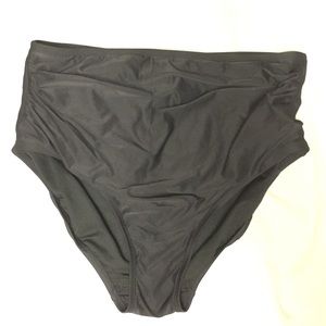 High waisted swim bottoms