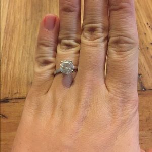 Round Solitaire engagement ring