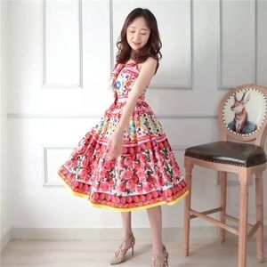 Floral print satin midi dress