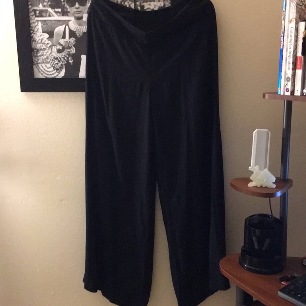 Apt 9 9 Wide Leg Dress pants -Size M Black