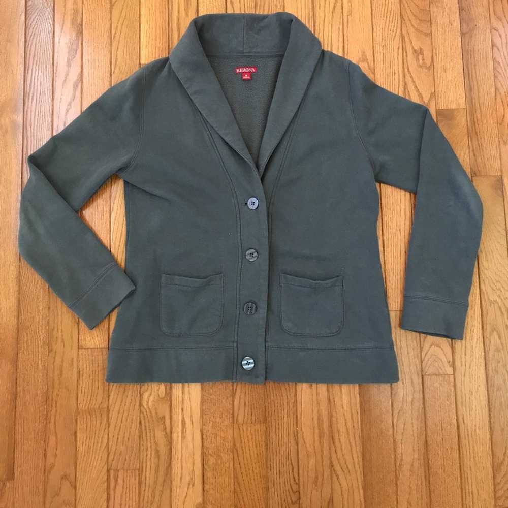 Sweatshirt blazer/ cardigan