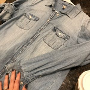 J. Crew Chambray button up!