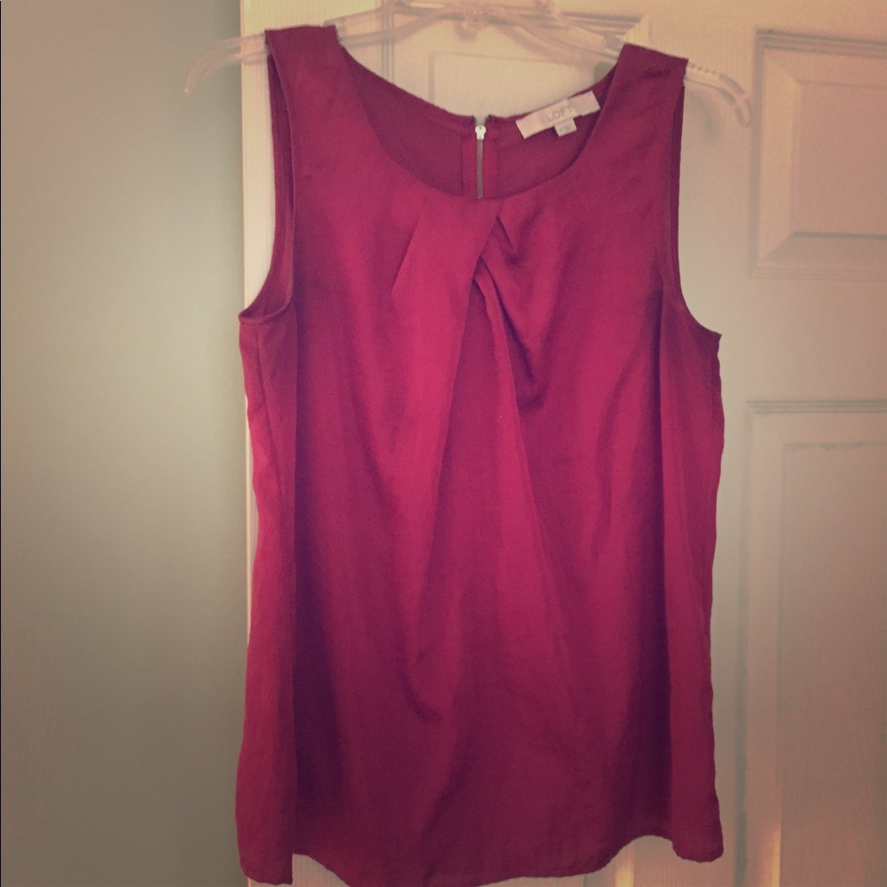 Red Loft blouse.