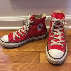 Converse Red High tops