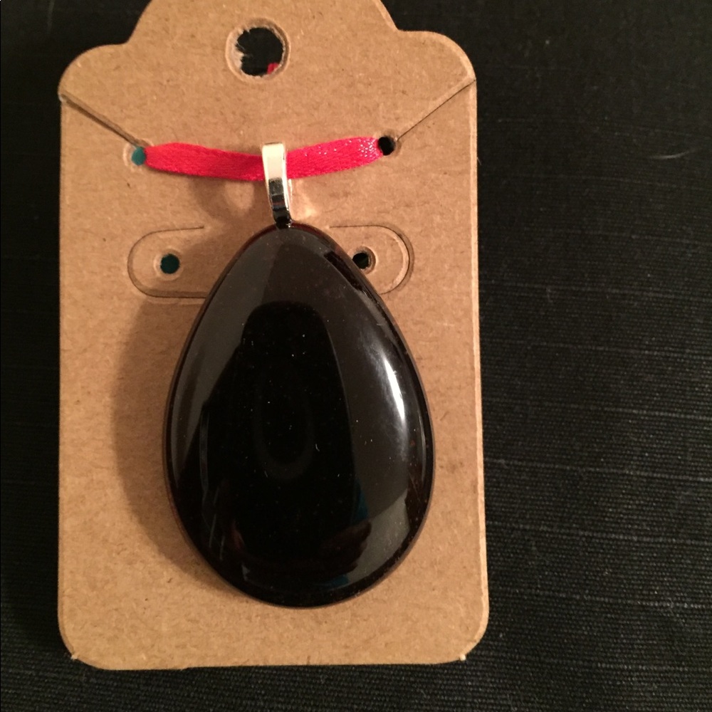 🌟SALE🌟Handmade fused glass pendant- dark purple