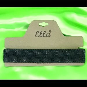 Beautiful black rhinestone choker