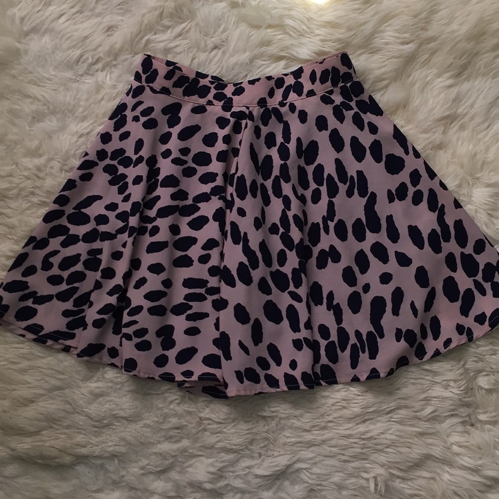 Forever 21 • Mauve + Navy Speckled Skirt Size X-Small