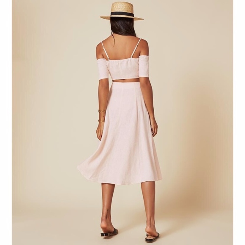 ❌SOLD❌Worn once Reformation Ava Two Piece Set-4 - Picture 3 of 6