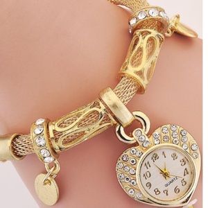 Bracelet watch gold silver