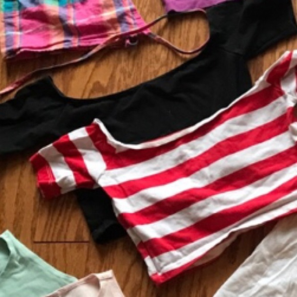 Aa off shoulder crop bundle