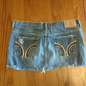 Mini denin skirt Hollister