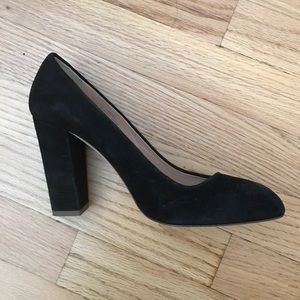 Black Suede Jcrew heels