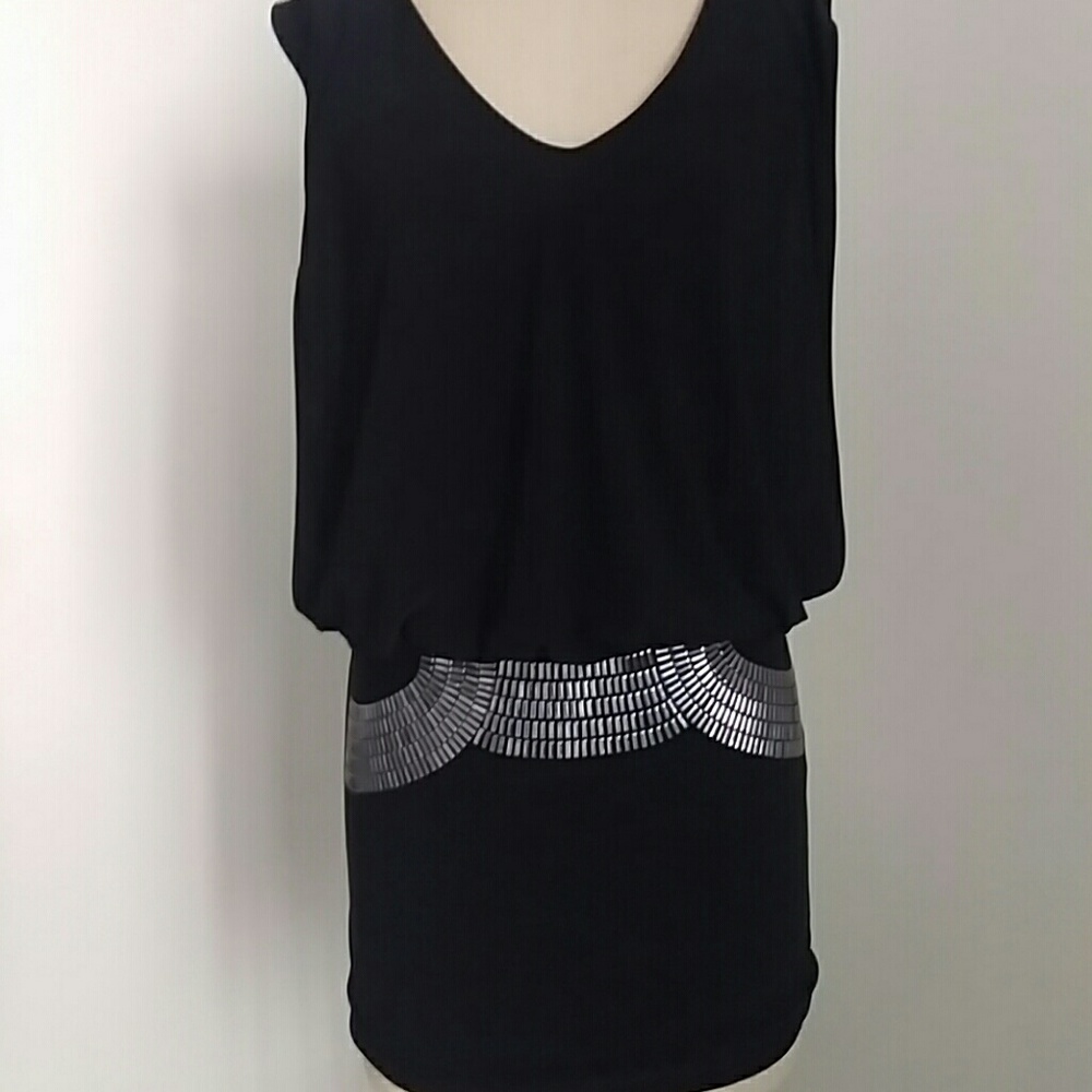 Stud detail Never been worn Akira black mini dress