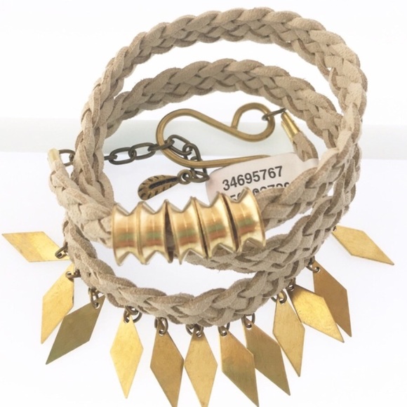 Free People Golden Fall Wrap Bracelet - Picture 3 of 3