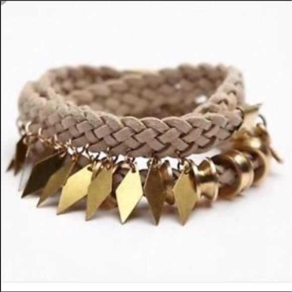 Free People Golden Fall Wrap Bracelet - Picture 2 of 3