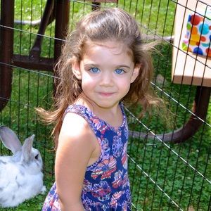 Worn 1x splendid floral print dress girl's size 4t