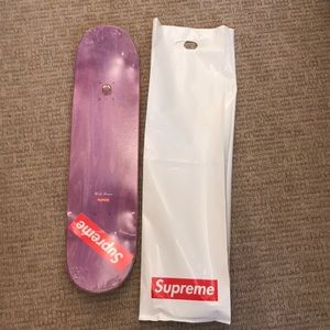Supreme gonz ram purple skate deck 8.25