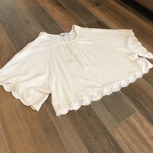 Boho Crop Knit Top