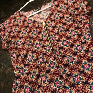 Express Zip Up Blouse