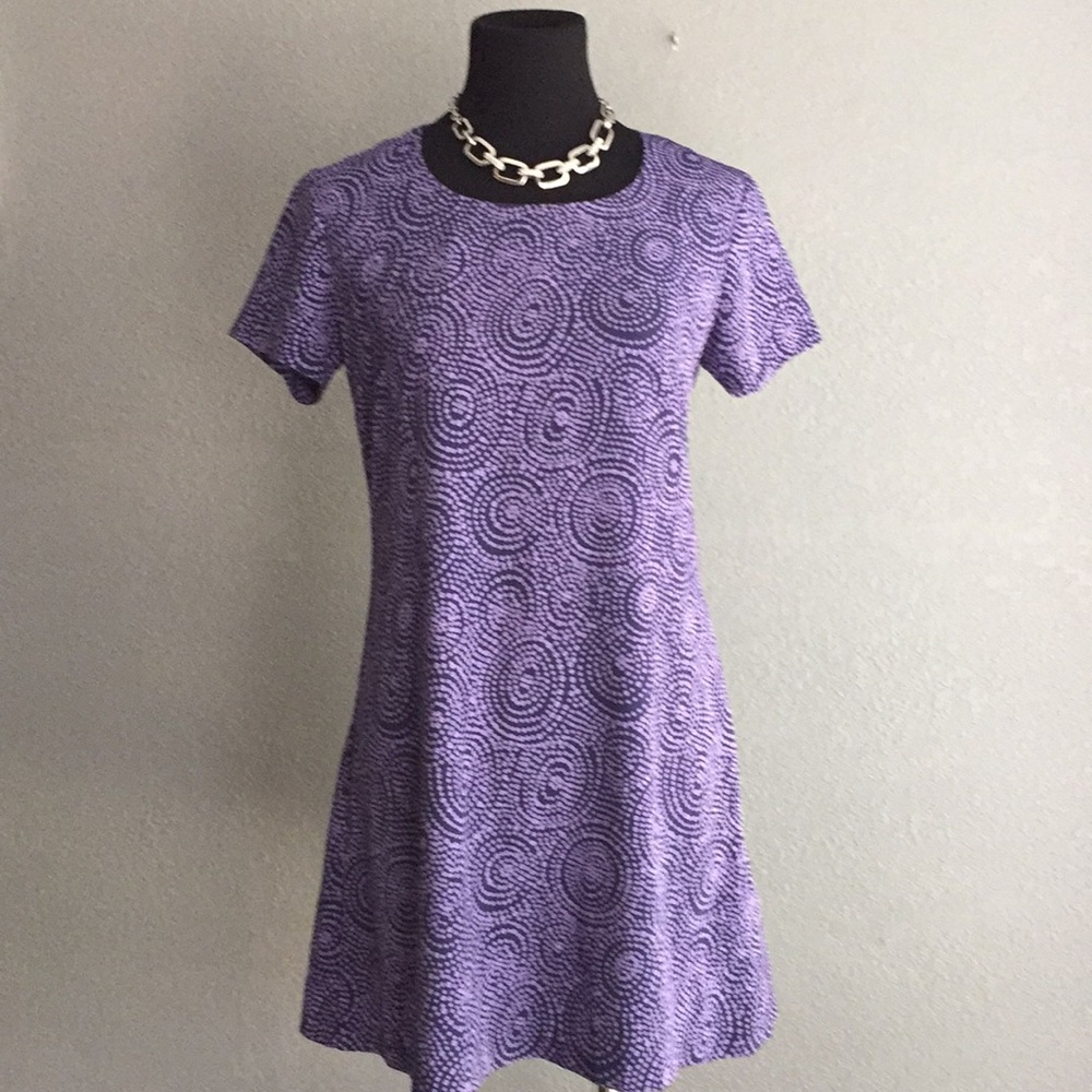 Express Retro Dot Pattern  Sheath Dress sz3/4