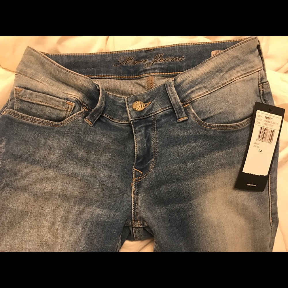 Brand new Mavi light wash jeans