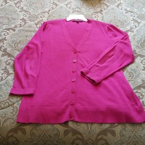 Hot pink boyfriend sweater