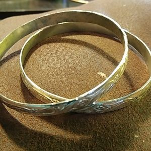 Taxco silver bangles