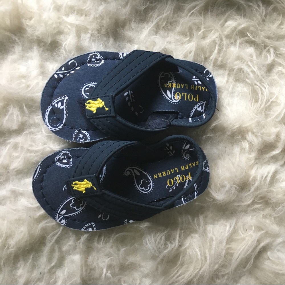 Ralph Lauren baby flip flops