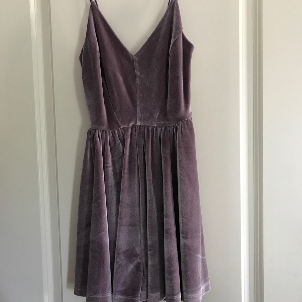 Crushed velvet urban outfitters romper