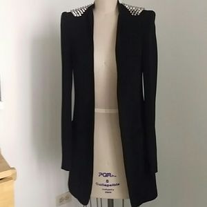 Long stud blazer