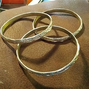Taxco silver bangles
