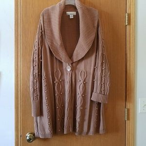 Warm and cozy coat sweater