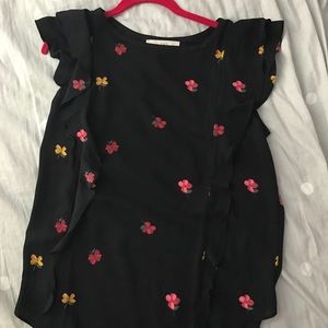 Loft flutter floral tank