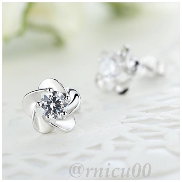💫Last 2! Fave! AAA Zircon Sterling Stud Earrings! - Picture 4 of 7