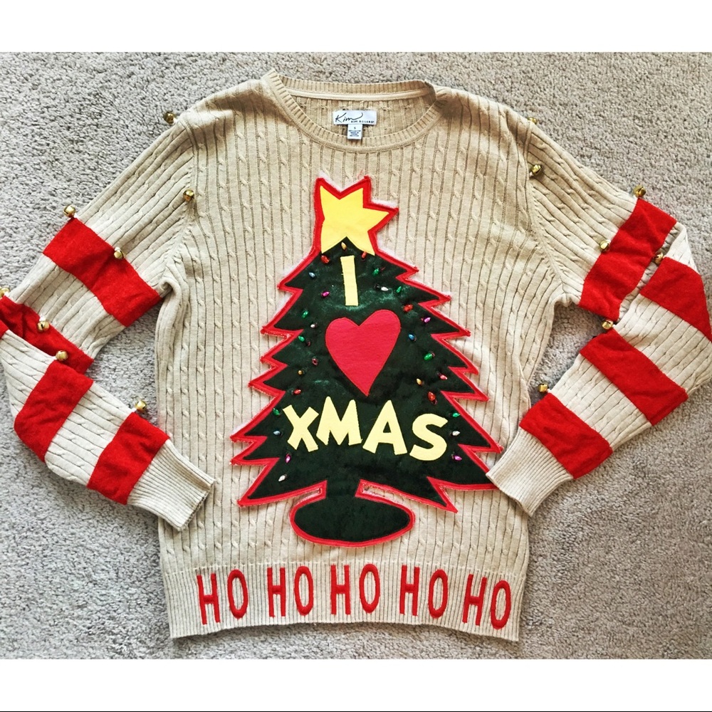 "I ❤️ XMAS" Grinch Sweater
