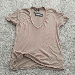 NWT Monrow oversized v-neck tee M