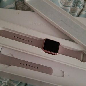Rose Gold Apple watch