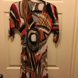 Multi colored short dress