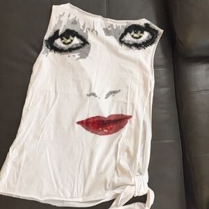 John Paul Gaultier for Target split side face top