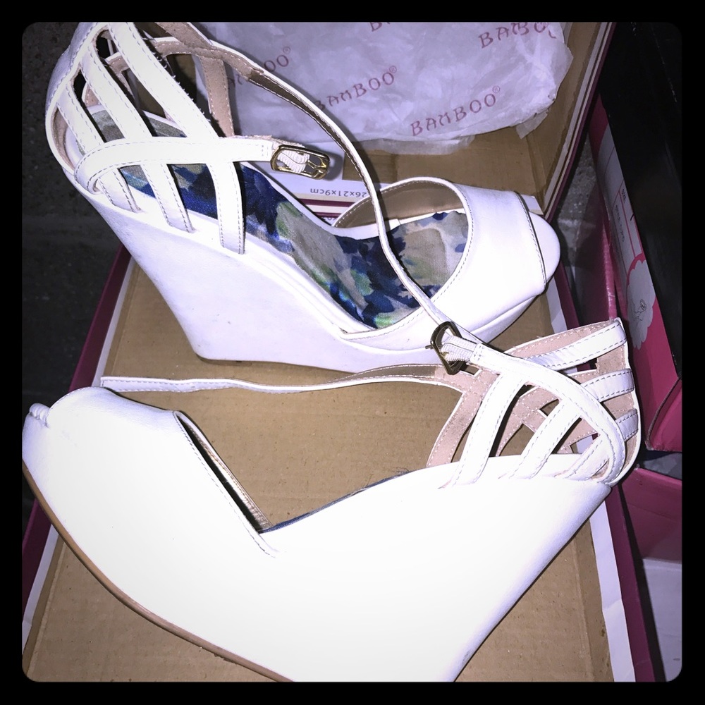 White wedges