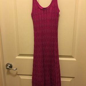 Short spaghetti strap pink guess dress
