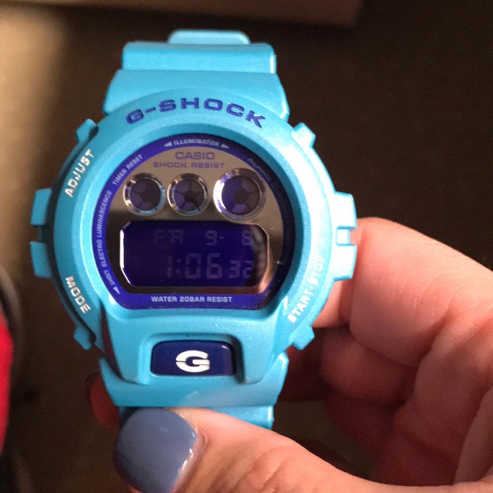 Men's blue G-Shock watch